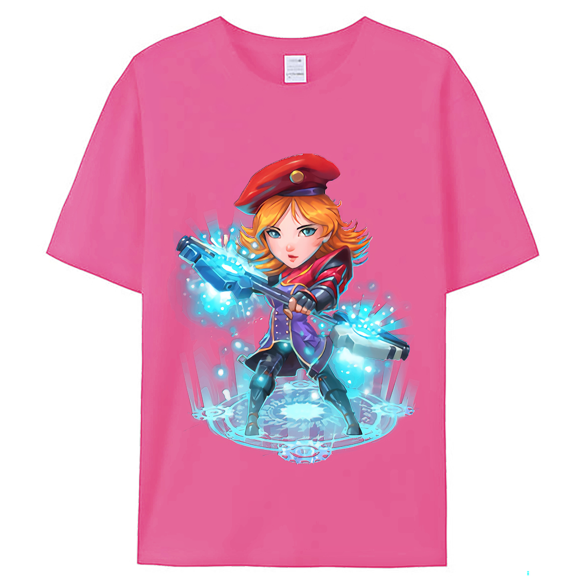 （画像用） リーグ・オブ・レジェンド League of Legends LOL レディースカジュアルプリントTシャツ（綿100％）